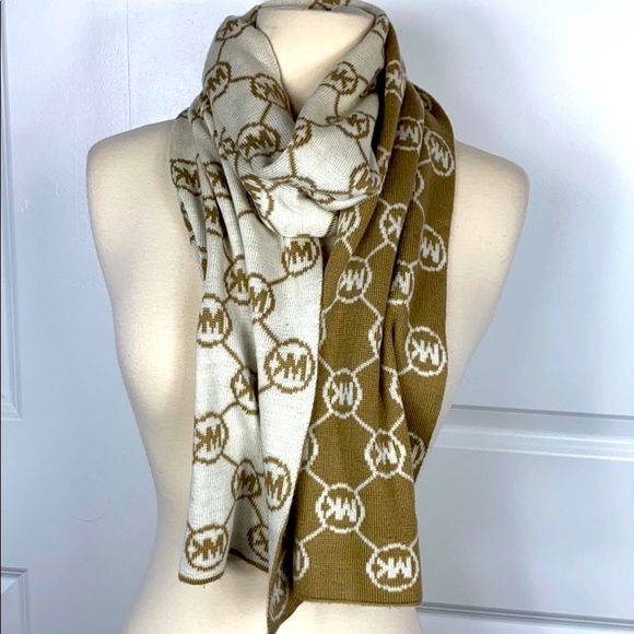 Michael Kors logo double side scarf - Picture 1 of 15